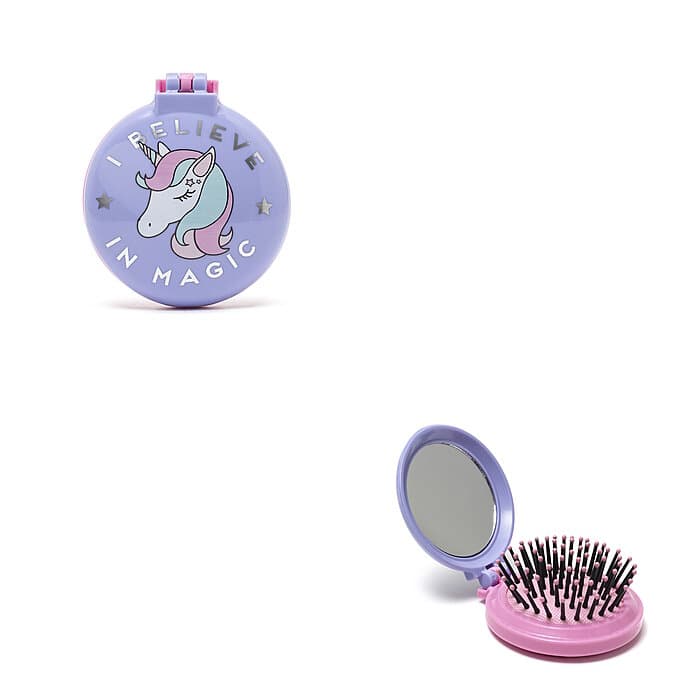 Legami Haarbürste Spiegel Unicorn