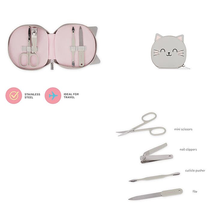 Legami MANICURE KIT Butt first, NAILS! Kitty