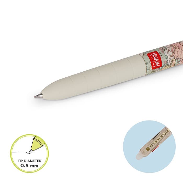 Legami Erasable Gelstift Travel 3-farbig