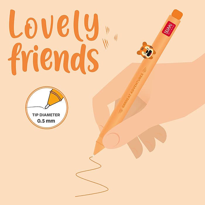 Legami Gelstift Tiger Lovely Friends