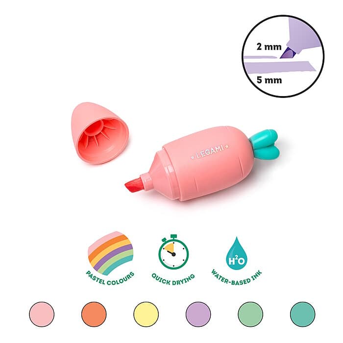 Legami Mini Textmarker Carrate Team