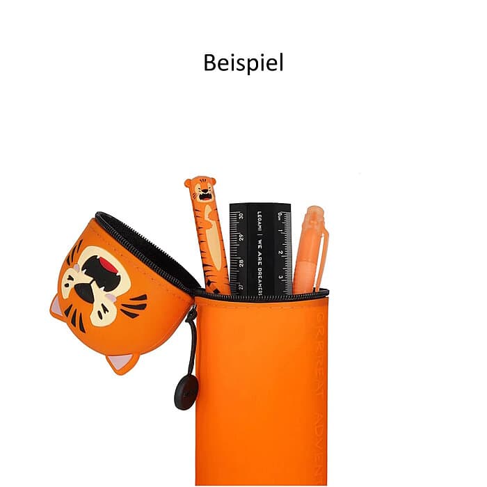 Legami 2in1 Silicone Tiger Pencil Case