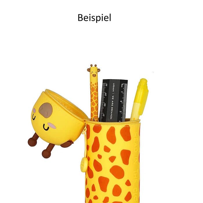Legami 2in1 Silicone Giraffe Pencil Case