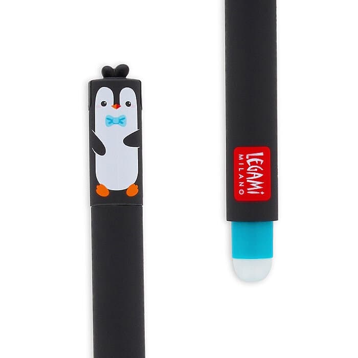 Legami Erasable Gel Pen Penguin - Löschbarer Stift Pinguin