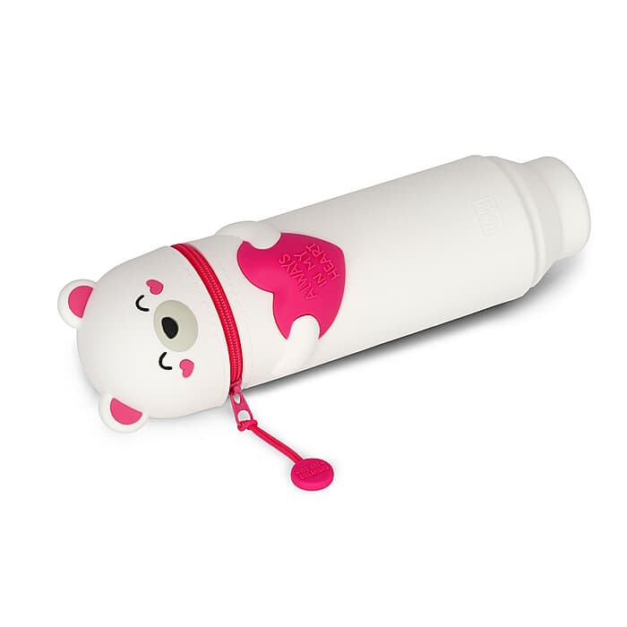 Legami 2-in-1 Silikon Federmäppchen Teddy Bear Love - Kawaii