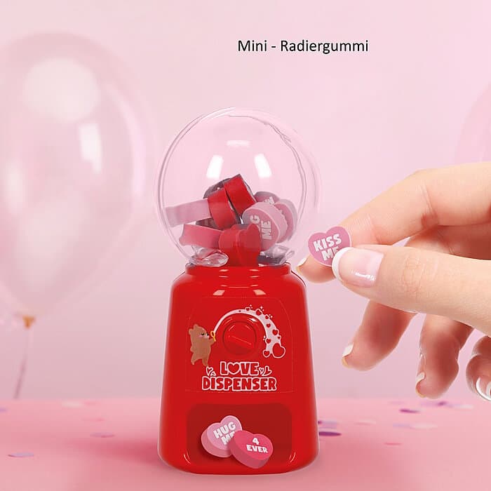 Legami Mini Radiergummispender Heart Deco Tape Heart