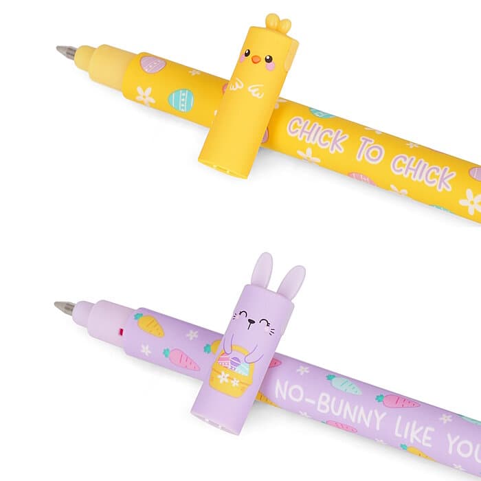Legami Ostern 2025 Erasable Gel Pen Bunny + Chick Hoppy Easter Set 2 tlg.