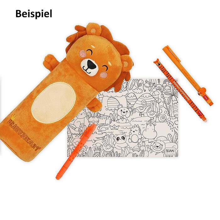 Legami Federmäppchen Super Soft Löwe Braveheart