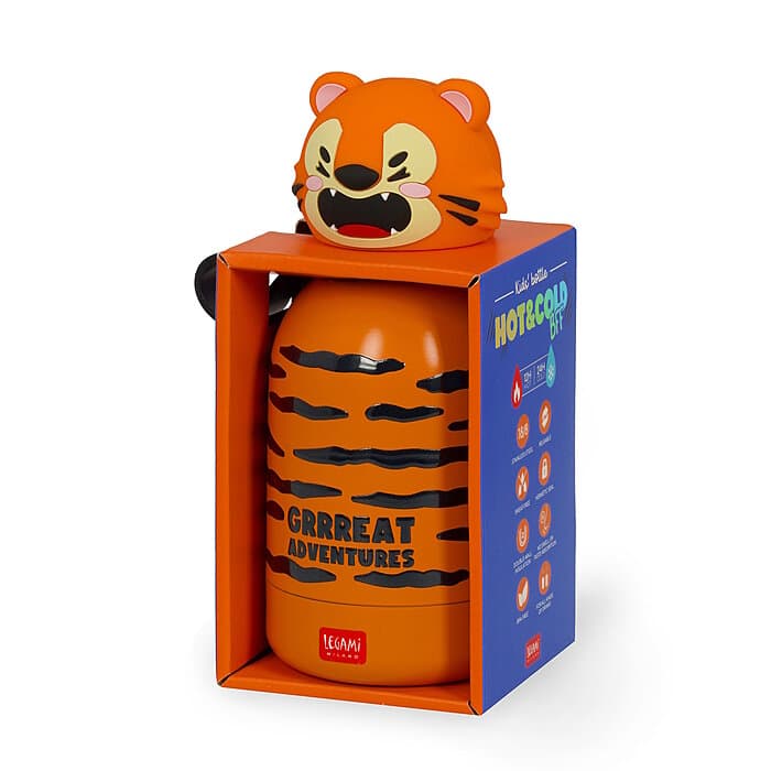 Legami Trinkflasche Tiger Hot and Cold BFF