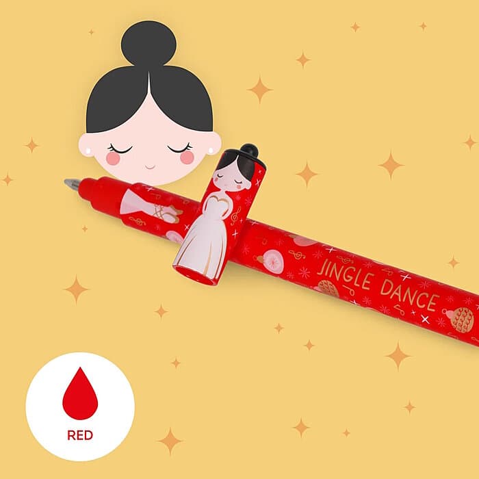 Legami Löschbare Gelstifte Set The Nutcracker 2025 - Erasable Gel Pen Weihnachten