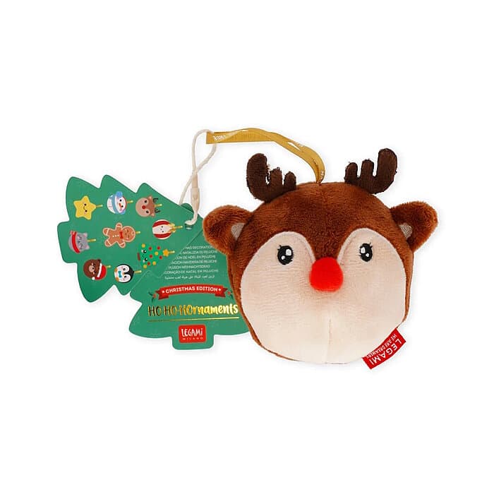 Legami Plüsch Weihnachtsdekoration Rentier - Ho-Ho-Hornaments Reindeer