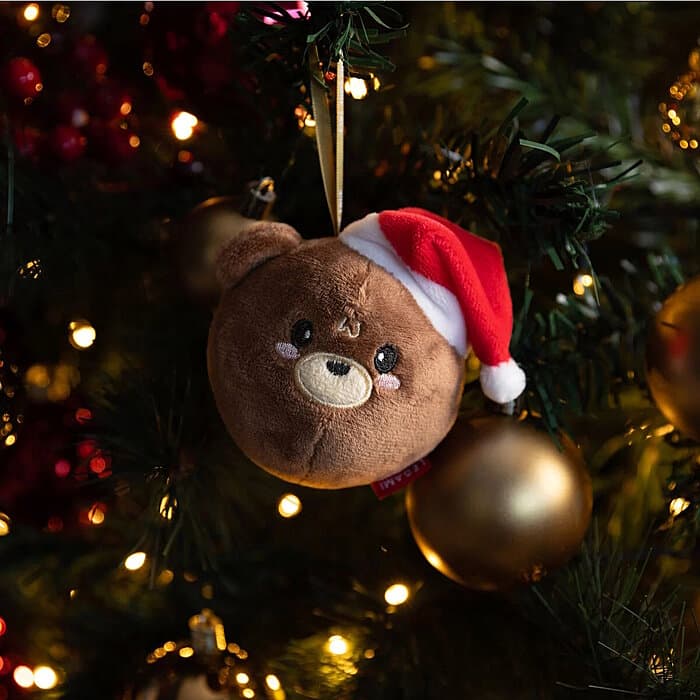 Legami Plüsch Weihnachtsdekoration Teddybär - Ho-Ho-Hornaments Teddy Bear