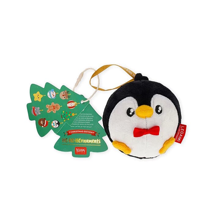 Legami Plüsch Weihnachtsdekoration Pinguin - Ho-Ho-Hornaments Penguin