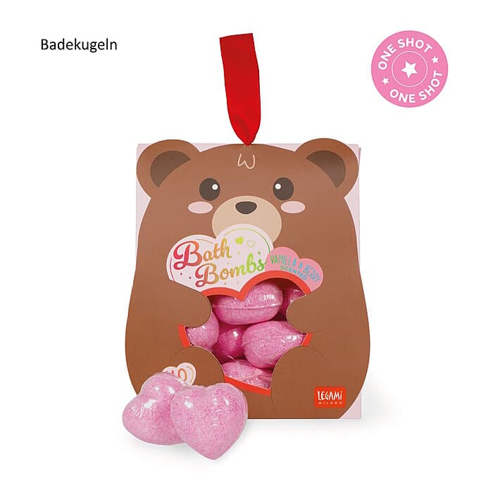 Legami Badekugeln 10er Set - Valentin 2026