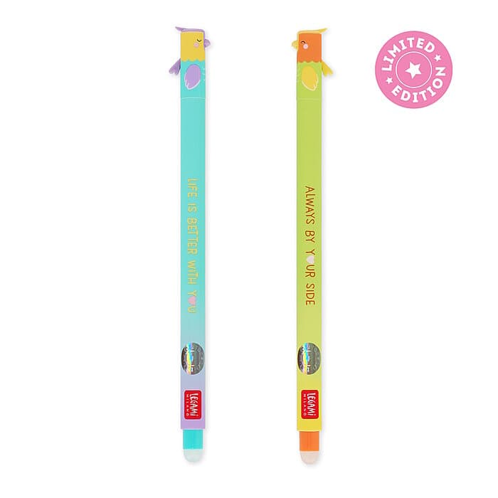 Legami Erasable Gel Pens 2tlg. Set Love Birds - Valentin 2026