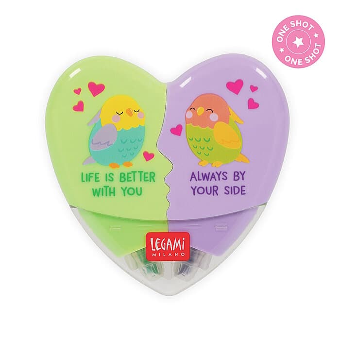 Legami 2 in 1 Textmarker Heartlighter - Valentin 2026