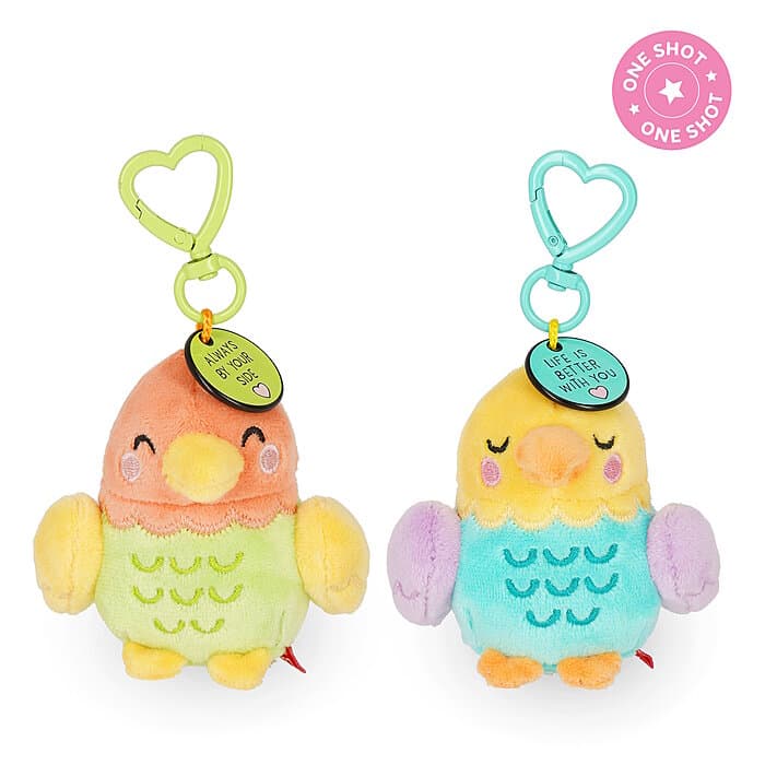 Legami Plüsch Schlüsselanhänger 2tlg. Love Birds Set Valentin 2026