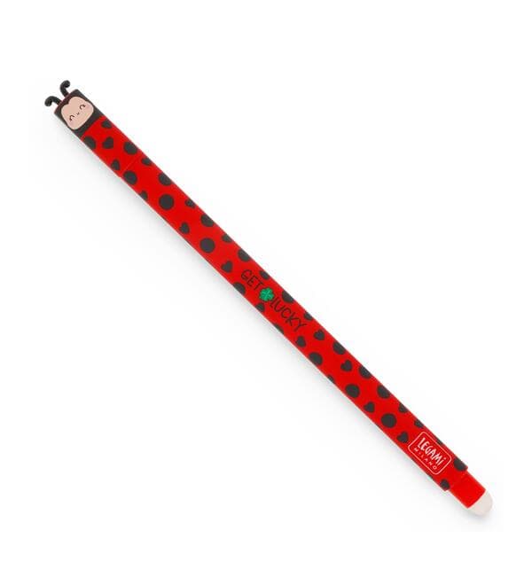 Legami Erasable Gel Pen Ladybug - löschbarer Gel Stift Marienkäfer