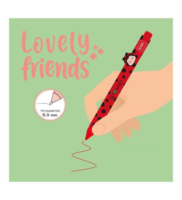 Legami Gelstift Ladybug - Lovely Friends Marienkäfer