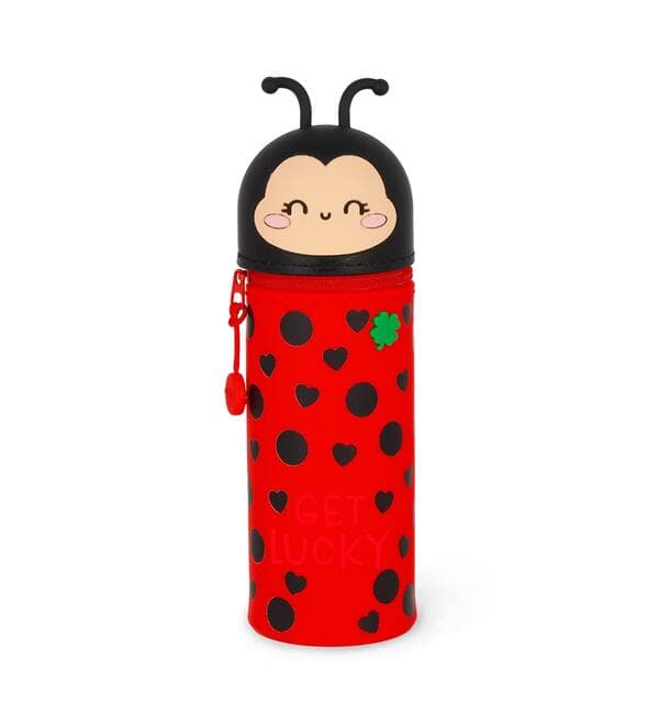 Legami 2 in 1 Silicone Federmäppchen Ladybug - Marienkäfer