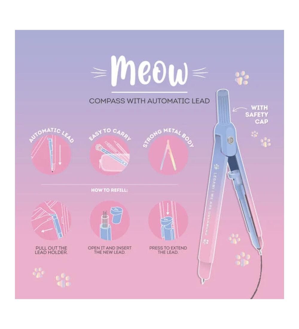 Legami Zirkel mit automatischer Mine Kitty