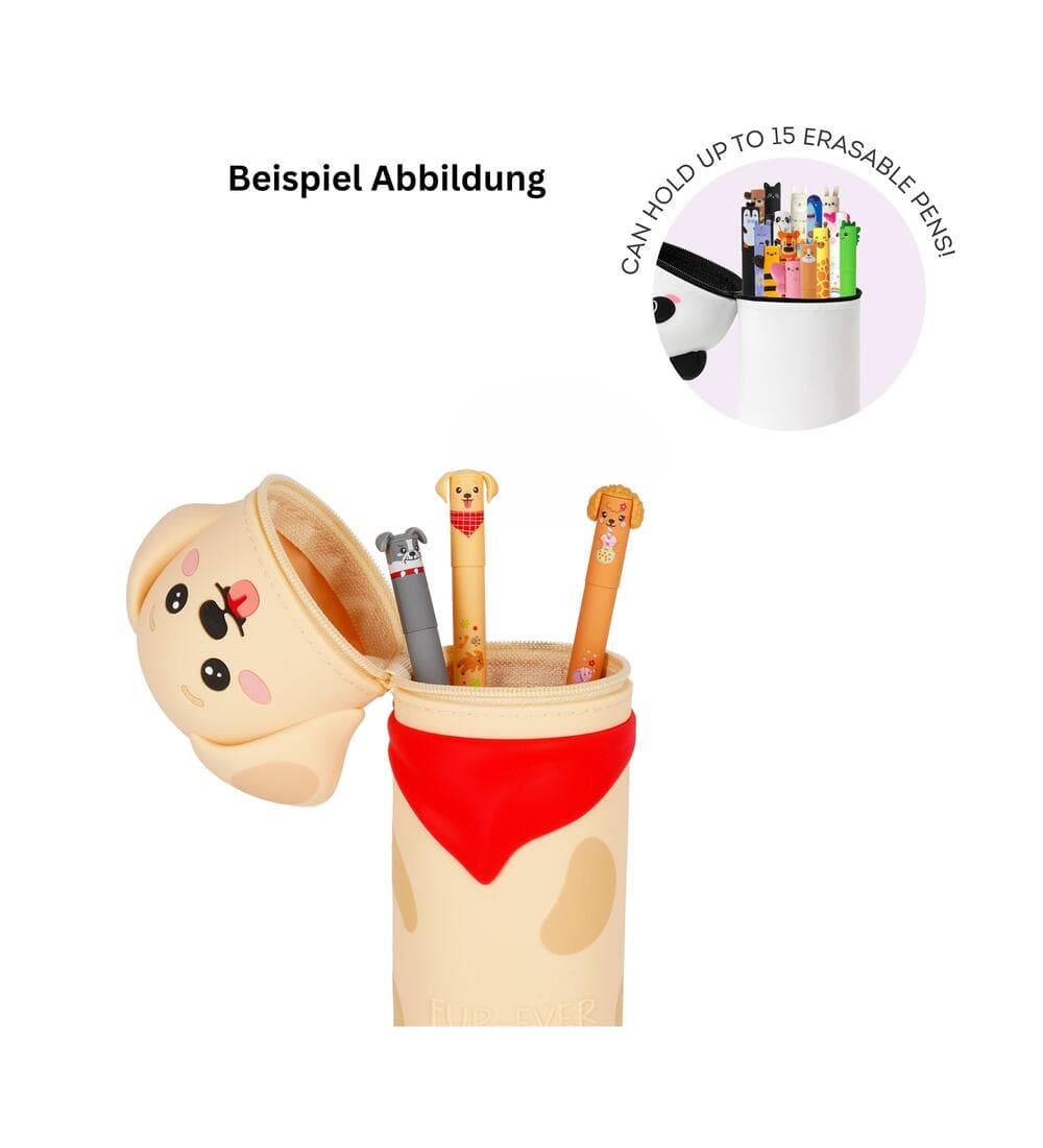 Legami 2in1 Silicone Hund Golden Pencil Case
