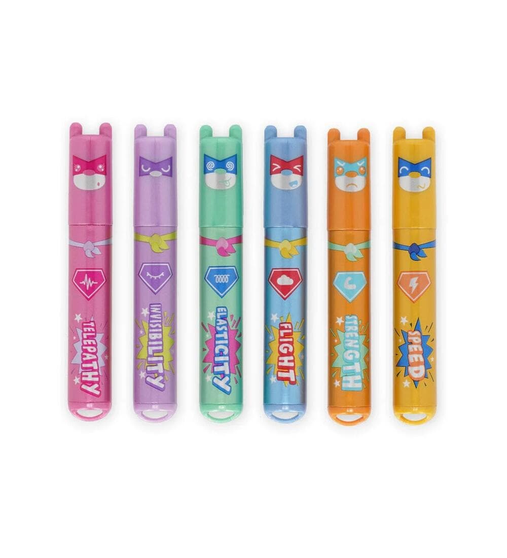 Legami Set mit 6 Mini Textmarkern Teddy Bear
