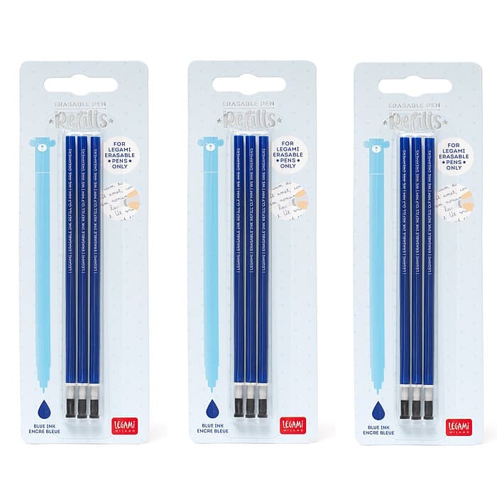 Legami Refill Nachfüllpack 9 Stück blau ( 3x3 )