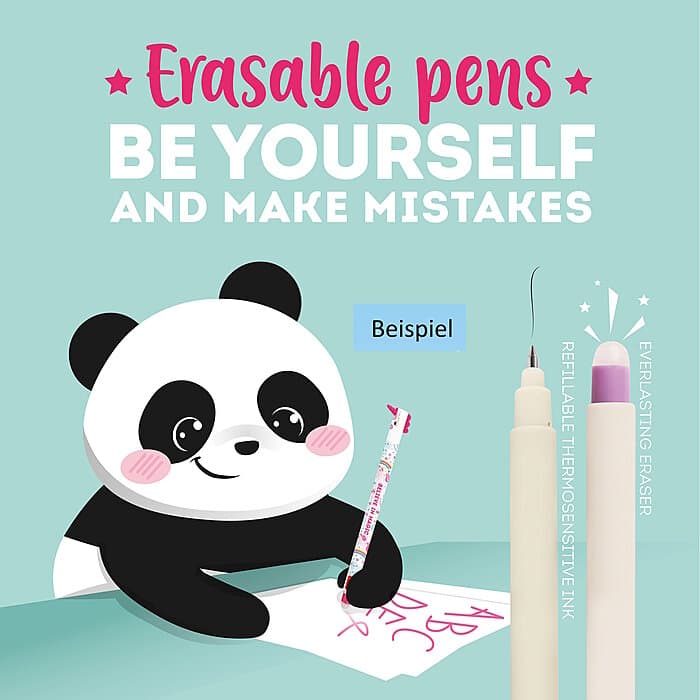 Legami Erasable Gel Pen Monster + 2 in1 Monster Mäppchen