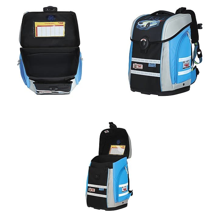 McNeill Ergo Primero Polizei Schulranzen-Set 4 tlg.