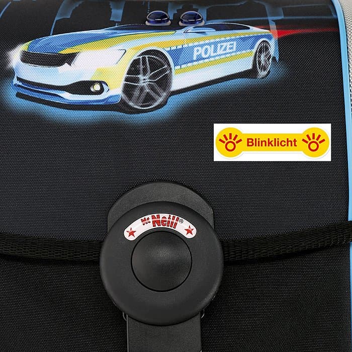 McNeill Ergo Primero Polizei McLight Schulranzen-Set 4 tlg.