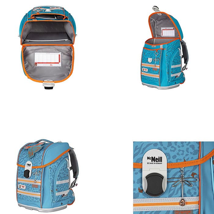 McNeill Primero McLight Orange Schulranzen-Set
