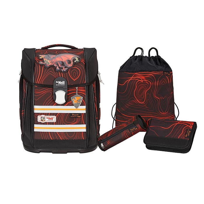 McNeill Primero McLight Drache Schulranzen-Set