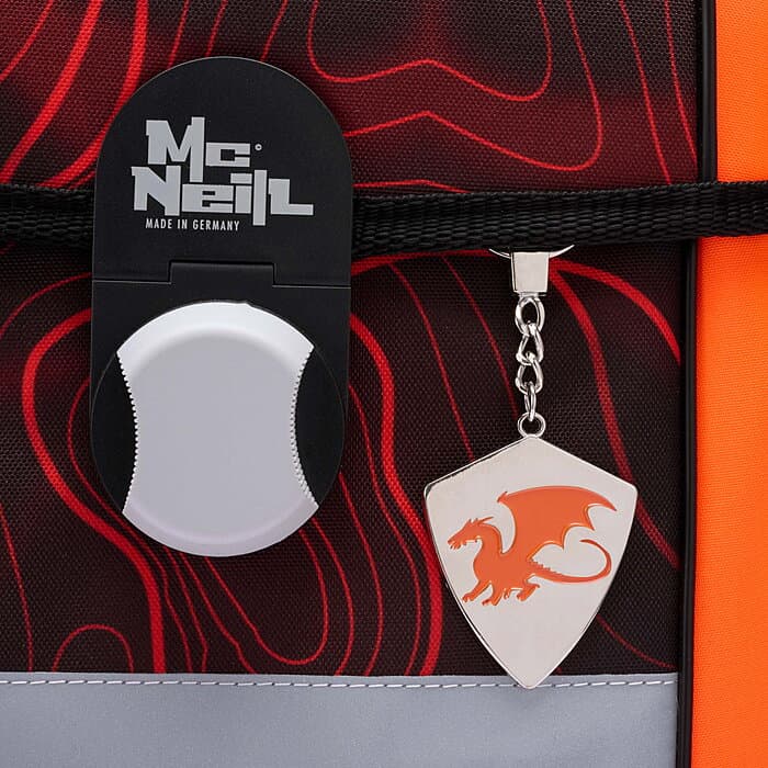 McNeill Motivanhänger zu Schulranzen Drache