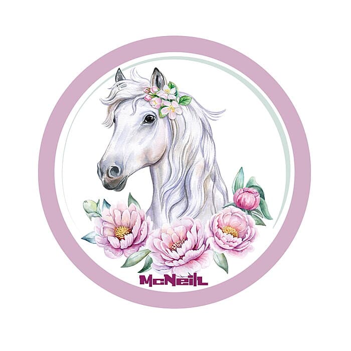 McNeill McAddys Pferd weiß-Blumen