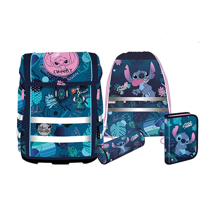 McNeill Perfecto Disney-Stitch Schulranzen-Set 5 tlg.