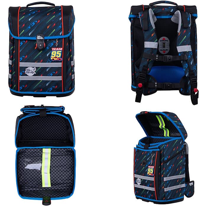 McNeill PERFECTO CARS Schulranzenset 5tlg.