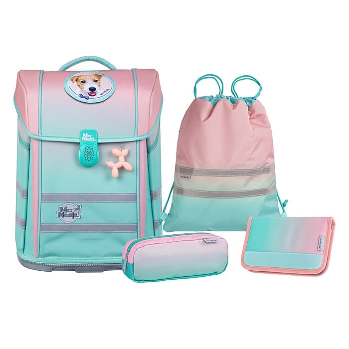 McNeill PERFECTO Gradient Strawberry Schulranzenset 5tlg.