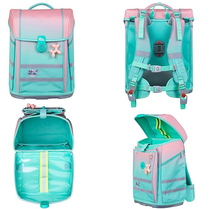 McNeill PERFECTO Gradient Strawberry Schulranzenset 5tlg.