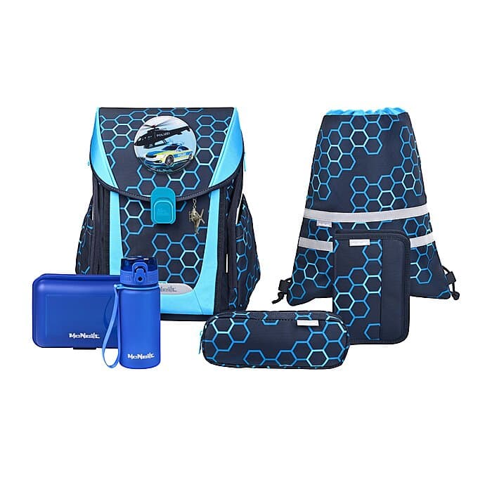 McNeill Primo Schulranzen Set Xagon 9-teilig