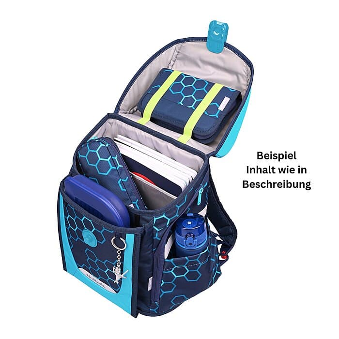 McNeill Primo Schulranzen Set Xagon 9-teilig