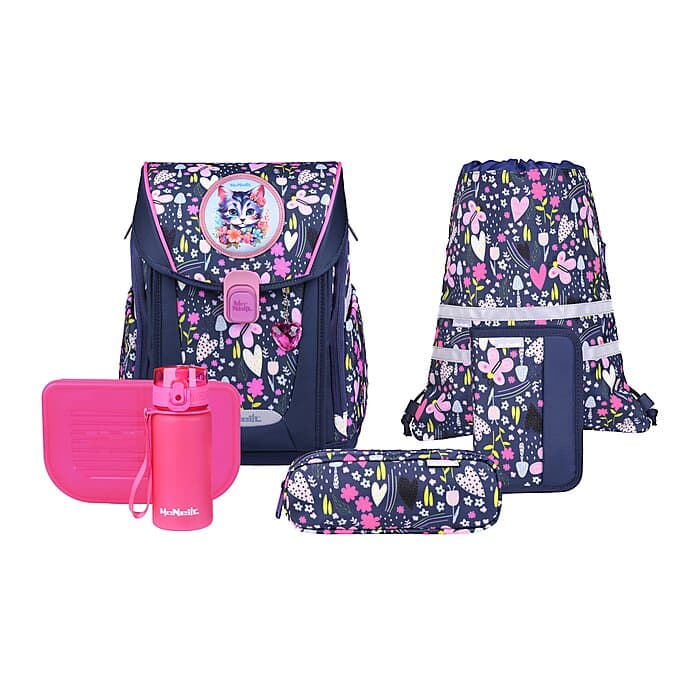 McNeill Primo Schulranzen Set In The Garden 9-teilig