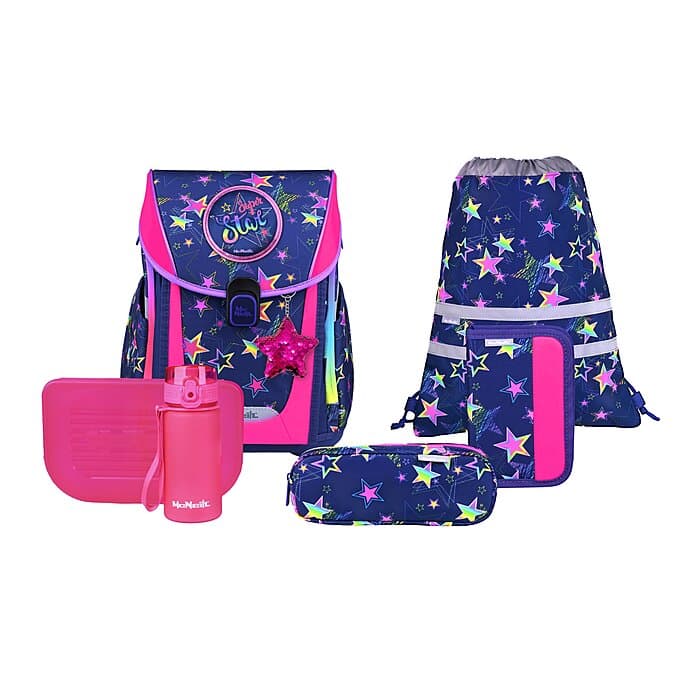 McNeill Primo Schulranzen Set Stars 9-teilig