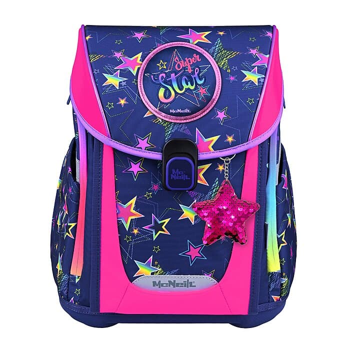 McNeill Primo Schulranzen Set Stars 9-teilig
