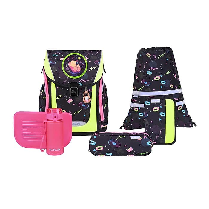 McNeill Primo Schulranzen Set Capybar 9-teilig