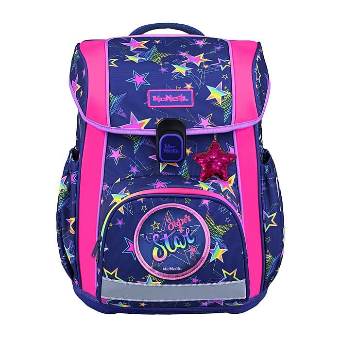 McNeill Bravo Schulranzen Set Stars 9-teilig