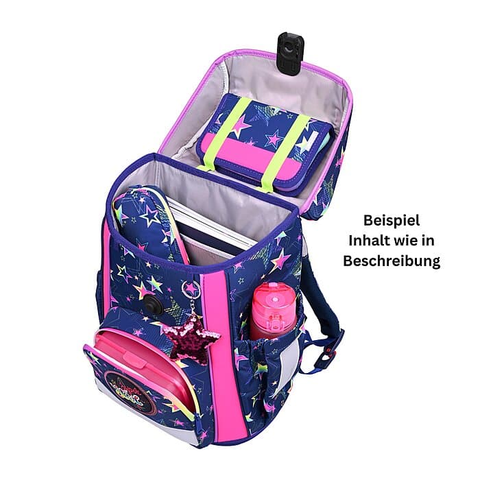 McNeill Bravo Schulranzen Set Stars 9-teilig