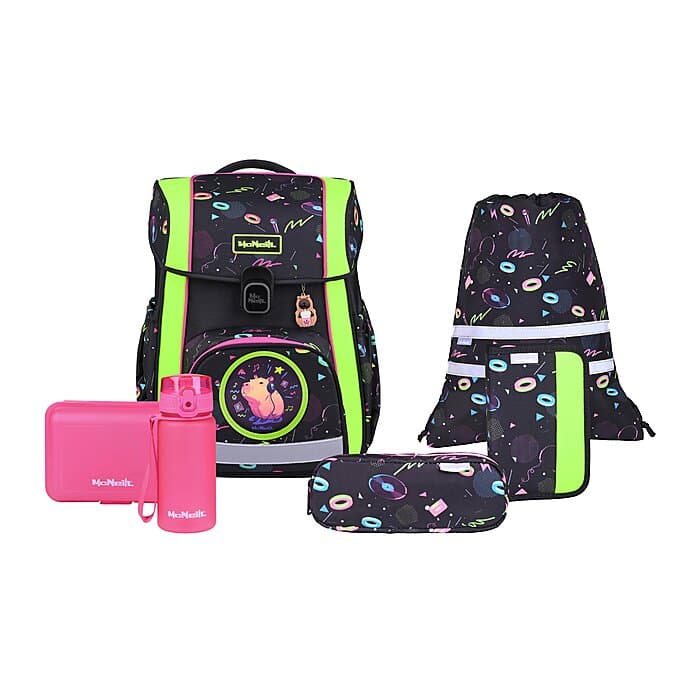 McNeill Bravo Schulranzen Set Capybar 9-teilig