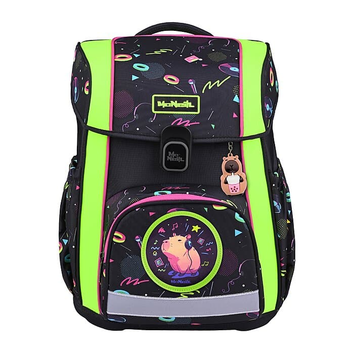 McNeill Bravo Schulranzen Set Capybar 9-teilig