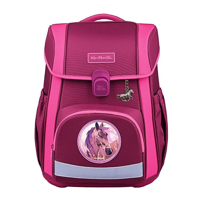McNeill Bravo Schulranzen Set Berry 9-teilig